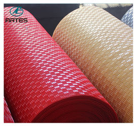 Waterproof pvc car roll mat bronze 1.2*9m newest style plastic roll mat 1.43*9m thickness 5-8mm